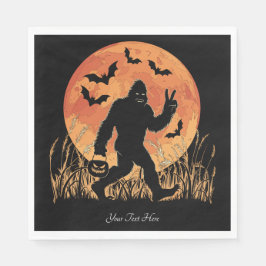 Guardanapo De Papel Bigfoot Halloween