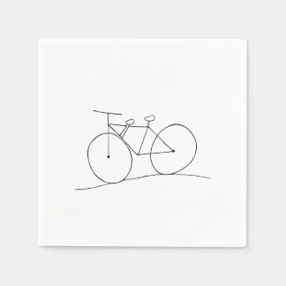 Guardanapo De Papel Bike com Dois assentos Napkins