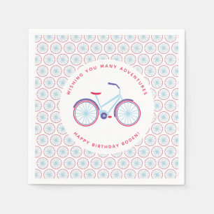 Guardanapo De Papel Bike Ilustra Partido Personalizado Moderno Napkin