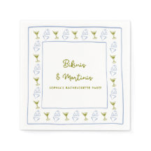 Bikinis & Martinis Festa de solteira Azul