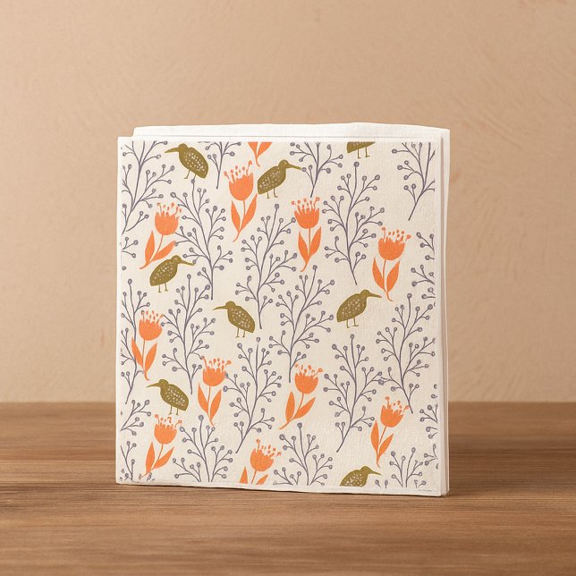 Guardanapo De Papel Bird Foliage Nature Napkins (Criador carregado)