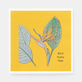 Guardanapo De Papel Bird of Paradise Flower