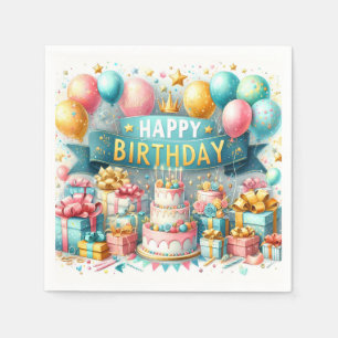 Guardanapo De Papel Birthday Bash Bliss
