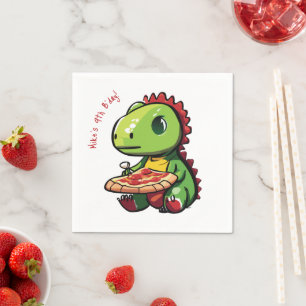 Guardanapo De Papel Birthday Dinosaur