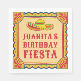 Guardanapo De Papel Birthday Fiesta Napkins