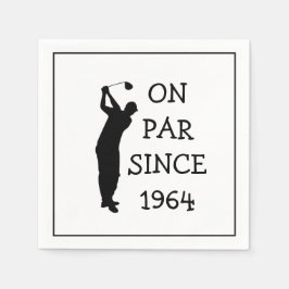 Guardanapo De Papel Birthday Golfer Funny 60th feliz Pai Par