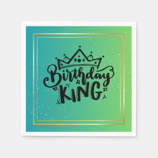 Guardanapo De Papel Birthday King Paper Napkins