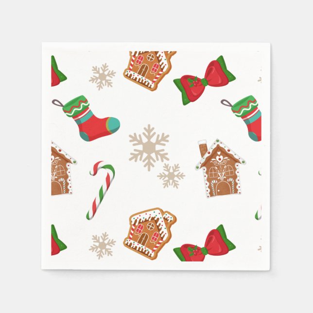 Guardanapo De Papel Biscoito de Natal (Frente)