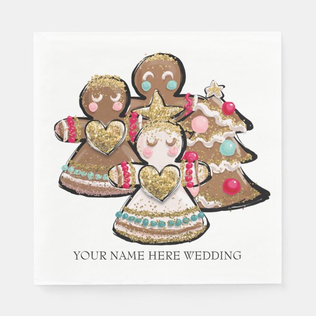 Guardanapo De Papel Biscoito de Natal (Frente)