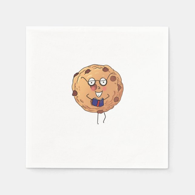 Guardanapo De Papel Biscoito, tema de comida fofa (Frente)