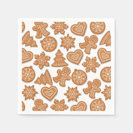 Guardanapo De Papel Biscoitos de Gengibre de Natal
