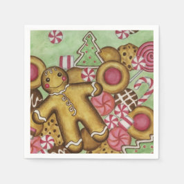 Guardanapo De Papel Biscoitos de Natal Napkins