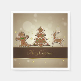 Guardanapo De Papel Biscoitos de pão-de-gengala