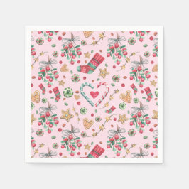 Guardanapo De Papel Biscoitos e doces de Natal divertidos