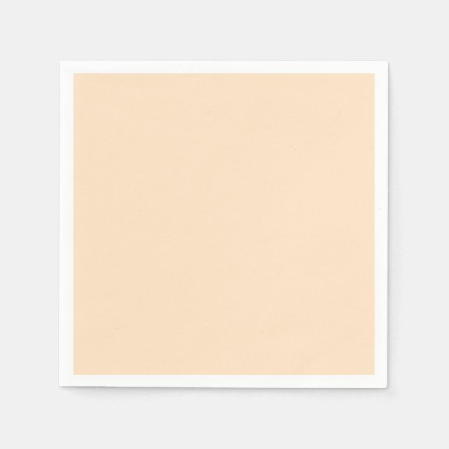 Guardanapo De Papel Bisque (cor sólida) (Frente)
