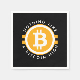 Guardanapo De Papel Bitcoin alto