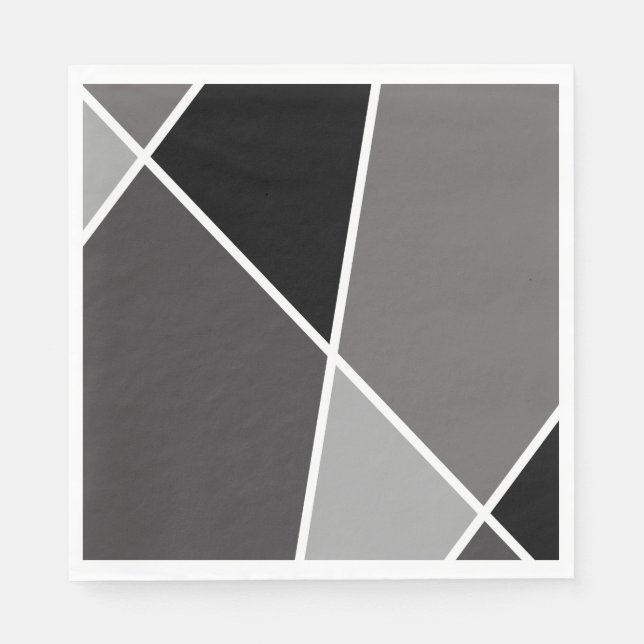 Guardanapo De Papel Black JanaiCreates Color Collection Paper Napkins (Frente)