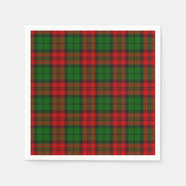 Guardanapo De Papel Blackwatch Campbell Tartan Red Green Xadrez