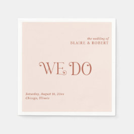 Guardanapo De Papel Blaire Neutral Modern Wedding