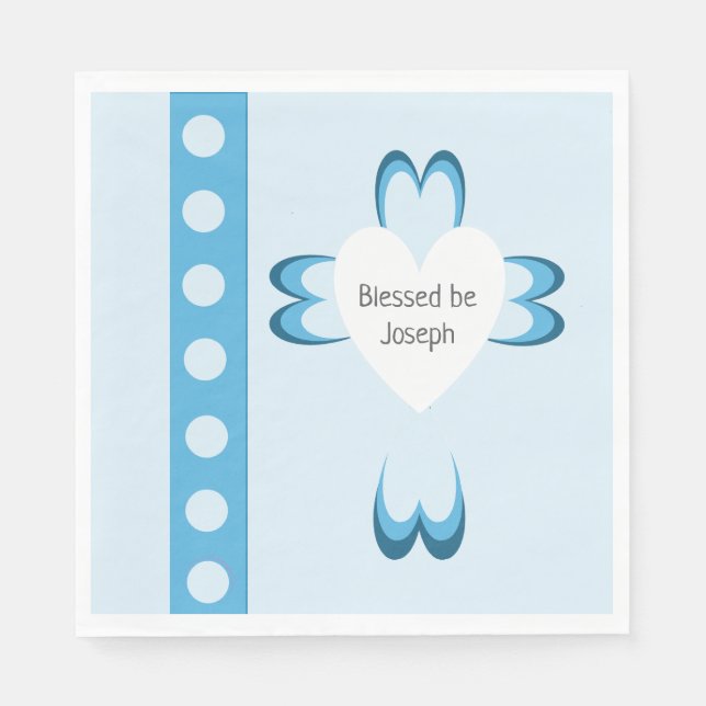 Guardanapo De Papel Blessed Baptism Paper (Frente)
