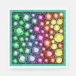 Guardanapo De Papel Bling Jewels Image Napkins