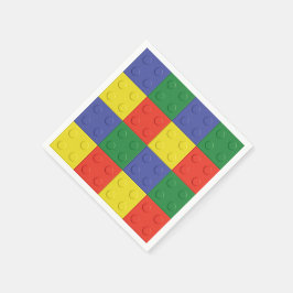 Guardanapo De Papel Blocos de Construção e Partido Bricks Napkins