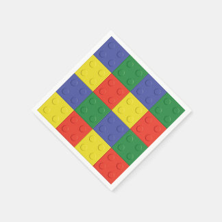 Guardanapo De Papel Blocos de Construção e Partido Bricks Napkins