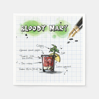 Guardanapo De Papel Bloody Mary