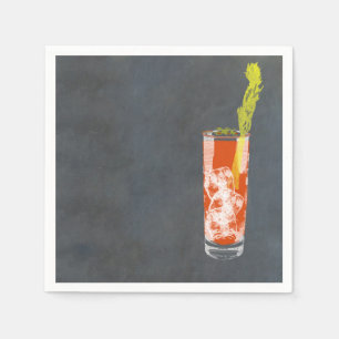 Guardanapo De Papel Bloody Mary ou Bloody Caesar