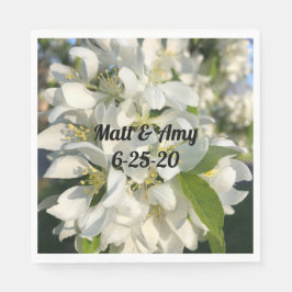 Guardanapo De Papel Blossomas de Casamento Personalizados Luncheon Nap