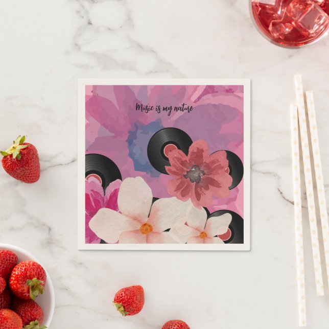 Guardanapo De Papel Blossomas e Vinil (Insitu)