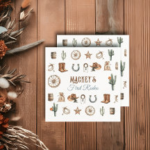 Blue Cowboy Rodeo Primeiro Aniversário Selvagem Oe