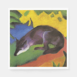 Guardanapo De Papel Blue Fox (por Franz Marc)