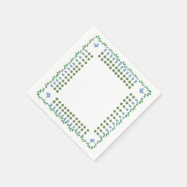 Guardanapo De Papel Blue Ginger Jars Topiary Vine