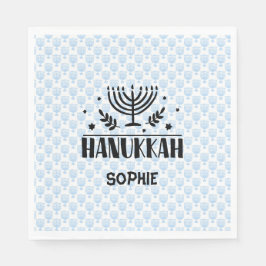 Guardanapo De Papel Blue Hanukkah