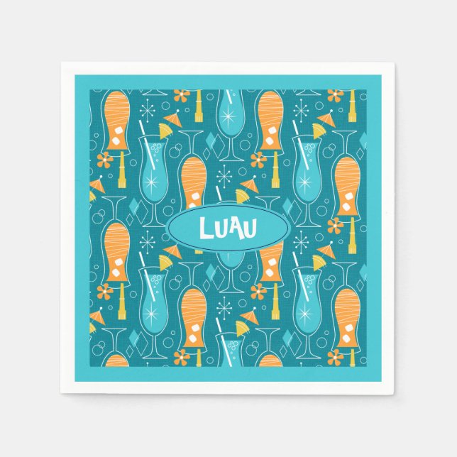 Guardanapo De Papel Blue Hawaii and Tropical Itch (Frente)