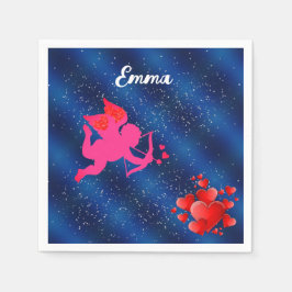 Guardanapo De Papel Blue heart  romantic wallpaper