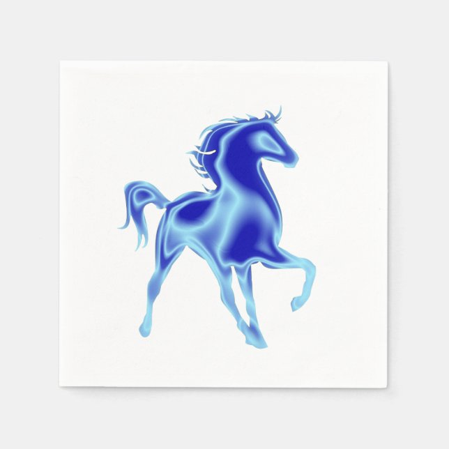 Guardanapo De Papel Blue Horse Napkins (Frente)
