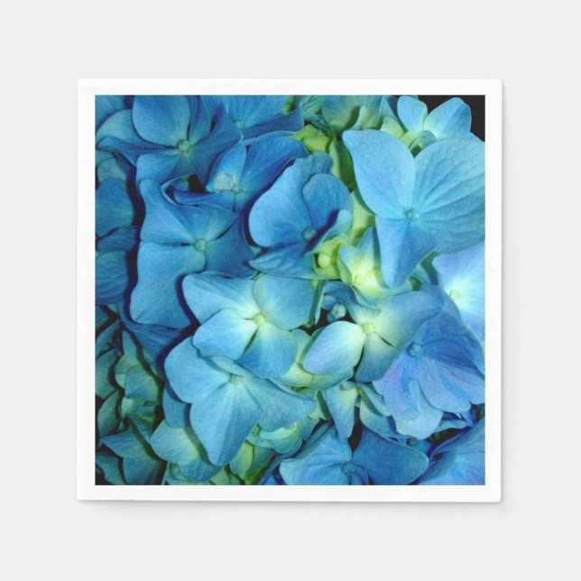 Guardanapo De Papel Blue Hydrangea (Frente)