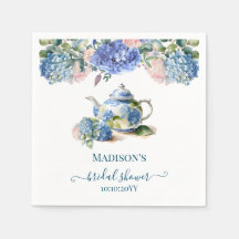 Blue Hydrangea Bridal Tea Party