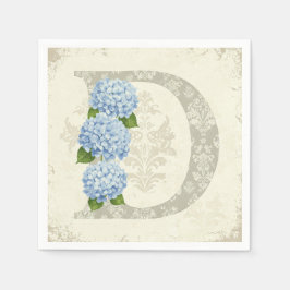 Guardanapo De Papel Blue Hydrangea, de Natasha Us