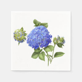 Guardanapo De Papel Blue Hydrangeas