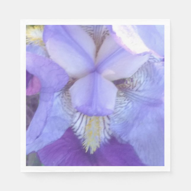Guardanapo De Papel Blue Iris Paper Napkin (Frente)