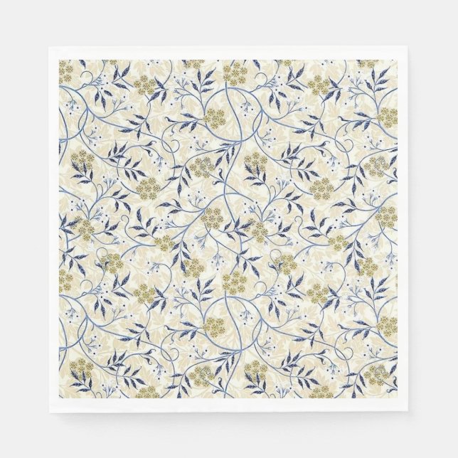 Guardanapo De Papel Blue Jasmine Paper Napkins (Frente)