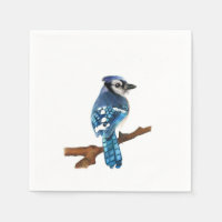 Blue Jay bird Napkins