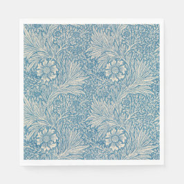 Guardanapo De Papel Blue Marigolds (por William Morris)