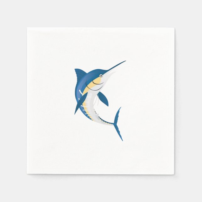 Guardanapo De Papel Blue Marlin (Frente)