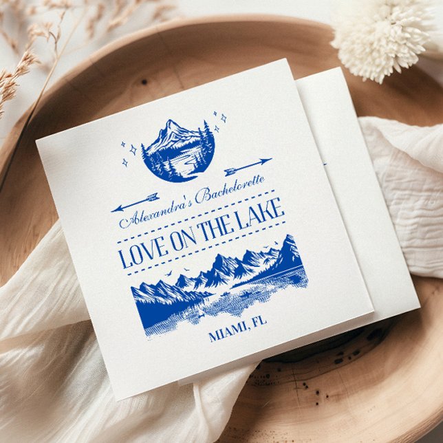 Guardanapo De Papel Blue Nautical Party Theme (Criador carregado)