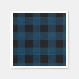 Guardanapo De Papel Blue Plaid