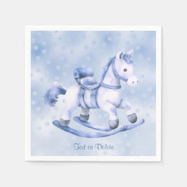 Guardanapo De Papel Blue Rocking Horse Napkins